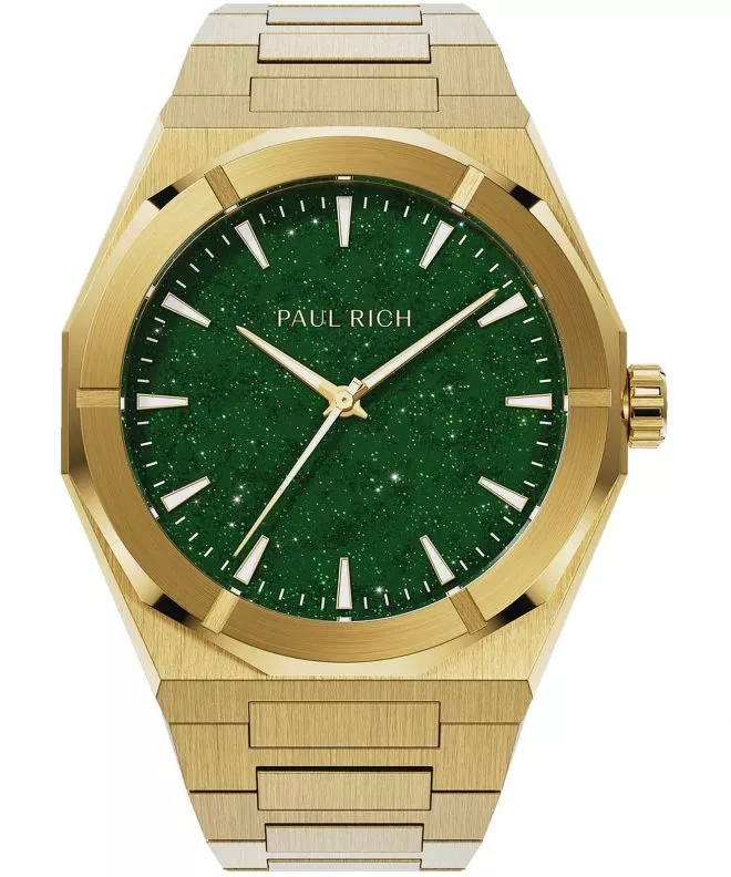 Ceas barbatesc PAUL RICH Star Dust II Gold Green 766236337012