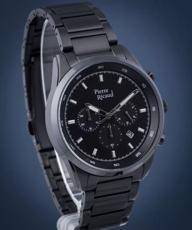 Ceas Barbatesc Pierre Ricaud Chronograph P60044.B114CH