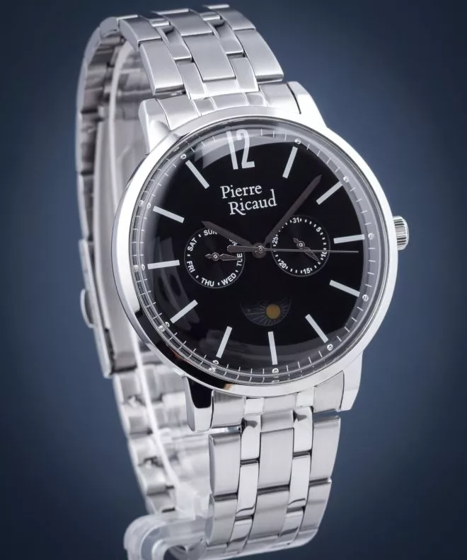Ceas Barbatesc Pierre Ricaud Moon Phase P97246.5154QF