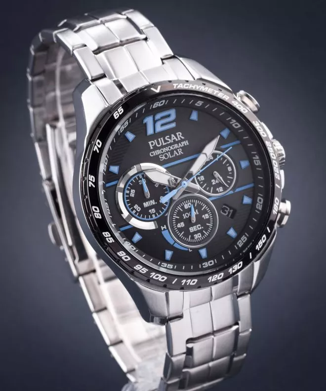 Ceas Barbatesc Pulsar Accelerator Solar Chronograph PZ5031X1