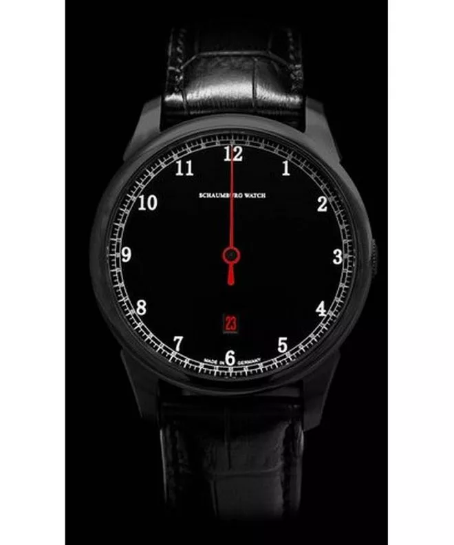 Ceas barbatesc Schaumburg Gnomonic Black & White Red Automatic SCH-GNBWR