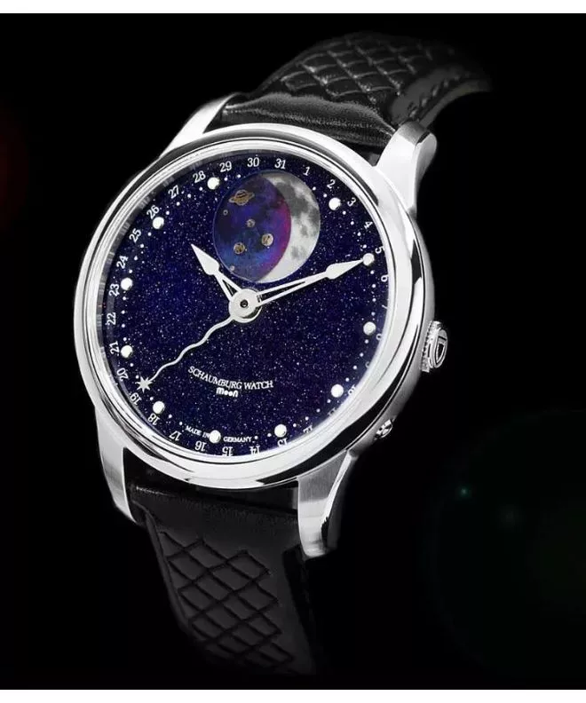 Ceas barbatesc Schaumburg Moon Galaxy Planetarium Automatic SCH-MNGPL