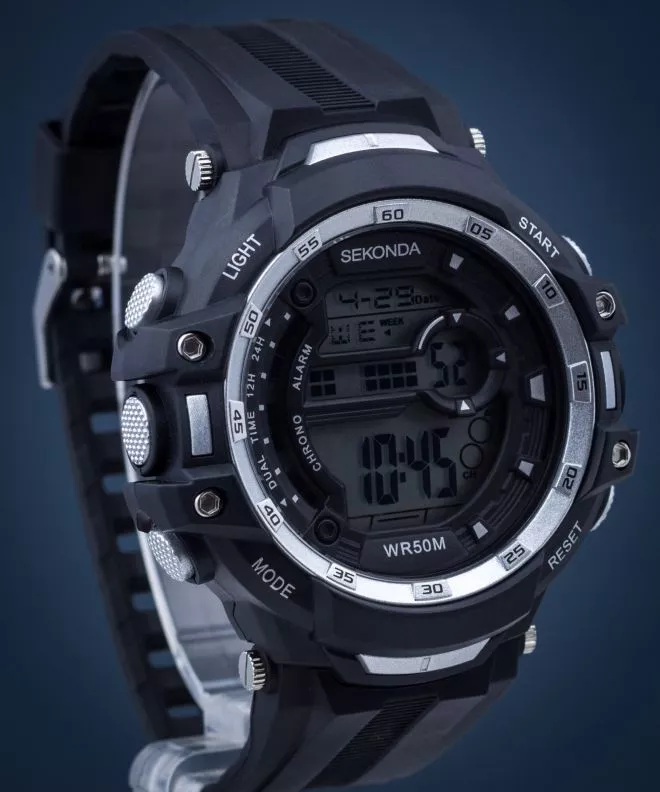 Ceas barbatesc Sekonda Sports Dual-Time 1521 (1521.05)