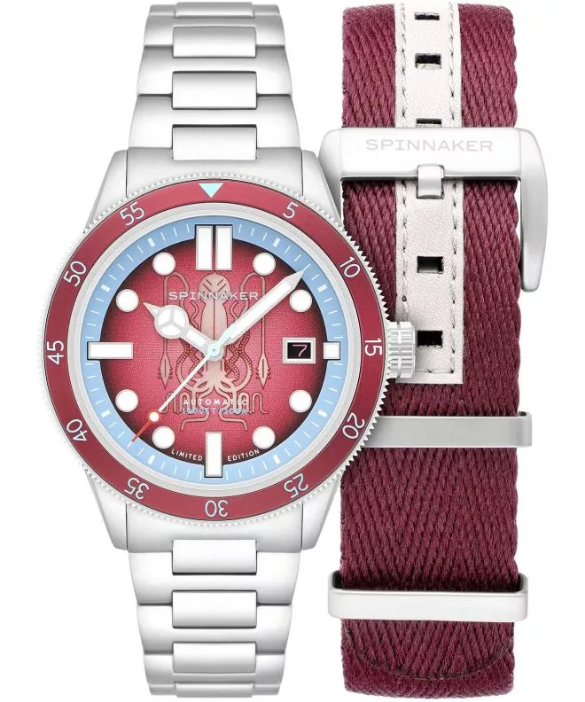 Ceas barbatesc Spinnaker Cahill 300 Calamar Red MSC Limited Edition SET SP-5125-11