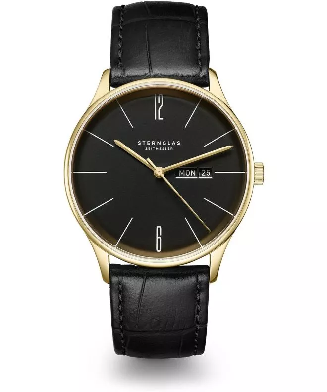 Ceas barbatesc Sternglas Berlin Metro Piano Black S01-BE04-HE03