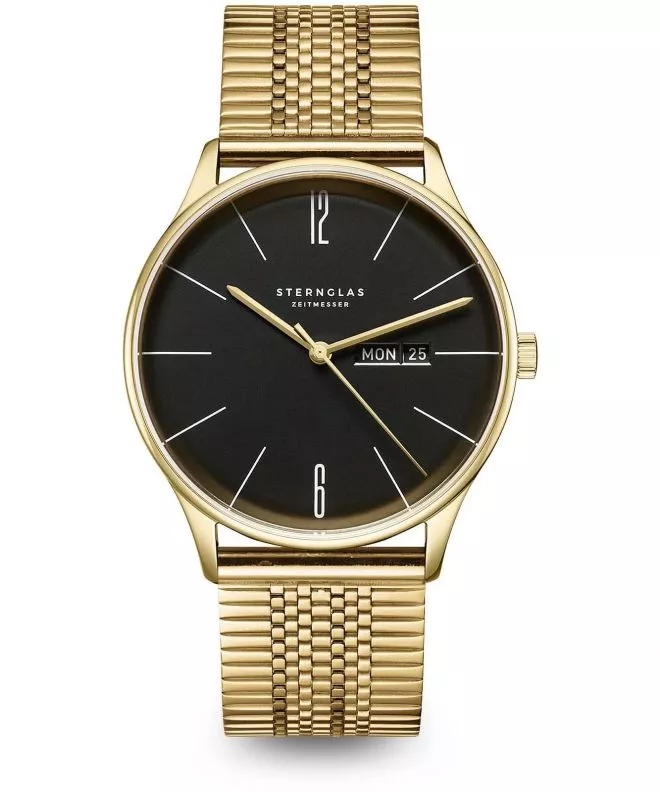 Ceas barbatesc Sternglas Berlin Metro Piano Black S01-BE04-ME09