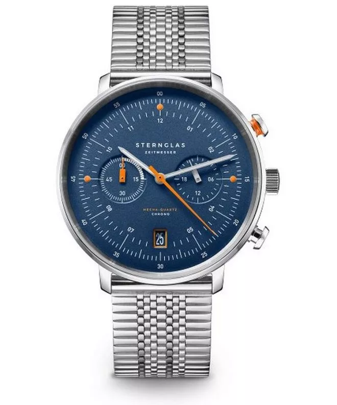 Ceas barbatesc Sternglas Hamburg Ed Küstemm Chronograph S01-HC06-ME08