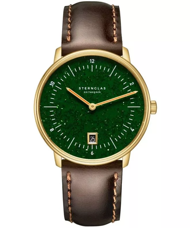 Ceas barbatesc Sternglas Naos Aventurine Special Edition S01-NAN41-BR01