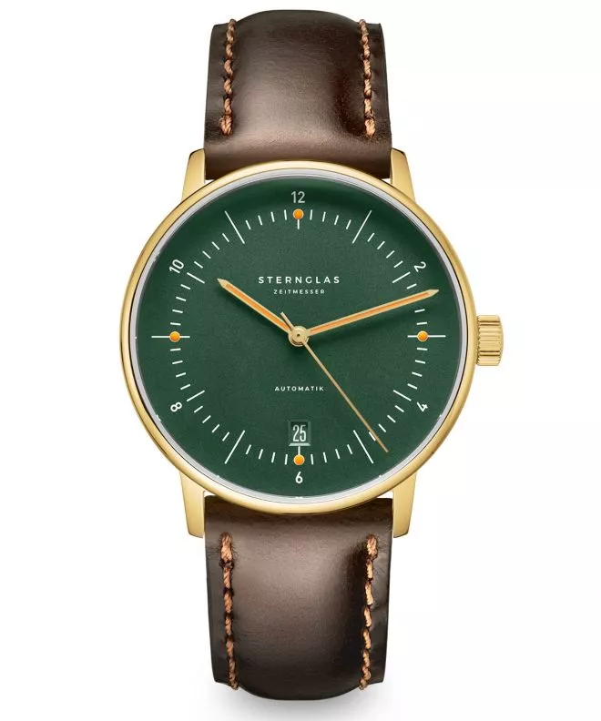 Ceas barbatesc Sternglas Naos Green Gold Automatic S02-NA22-BR01