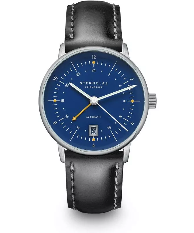 Ceas barbatesc Sternglas Naos Pro GMT Automatik S02-NG06-BR02