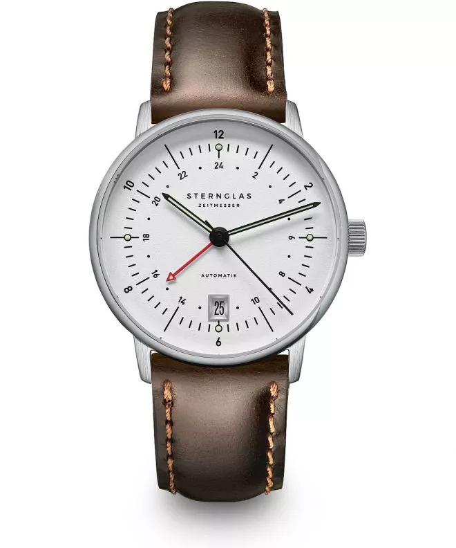Ceas barbatesc Sternglas Naos Pro GMT Automatik S02-NG10-BR03