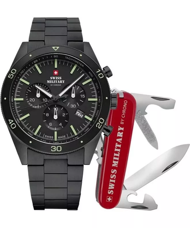 Ceas barbatesc Swiss Military by Chrono Chronograph SET SM34079.03