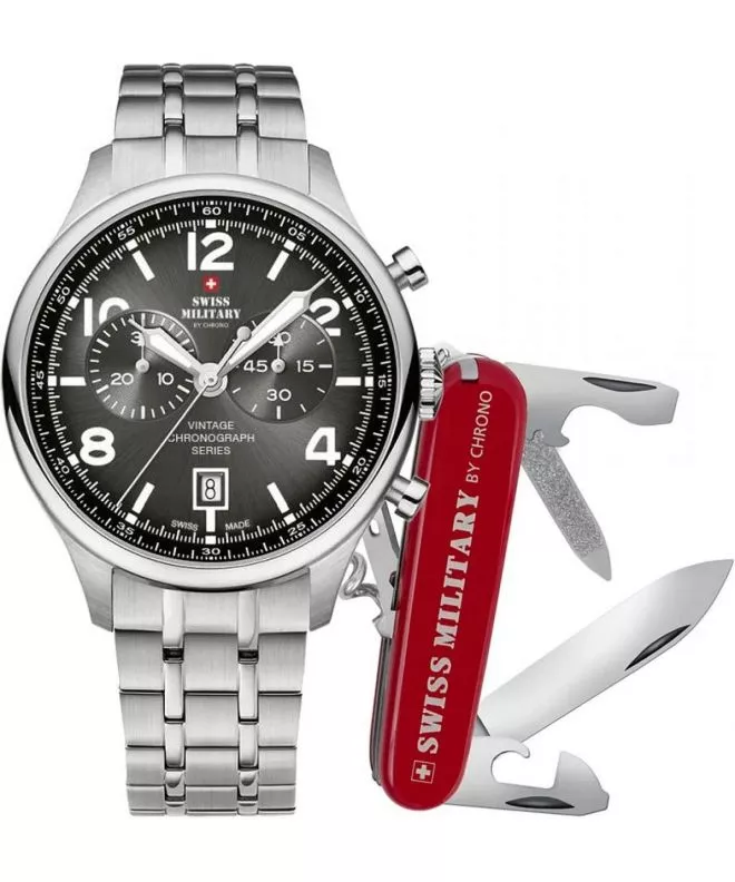 Ceas barbatesc Swiss Military by Chrono Vintage Chronograph SET SM30192.01