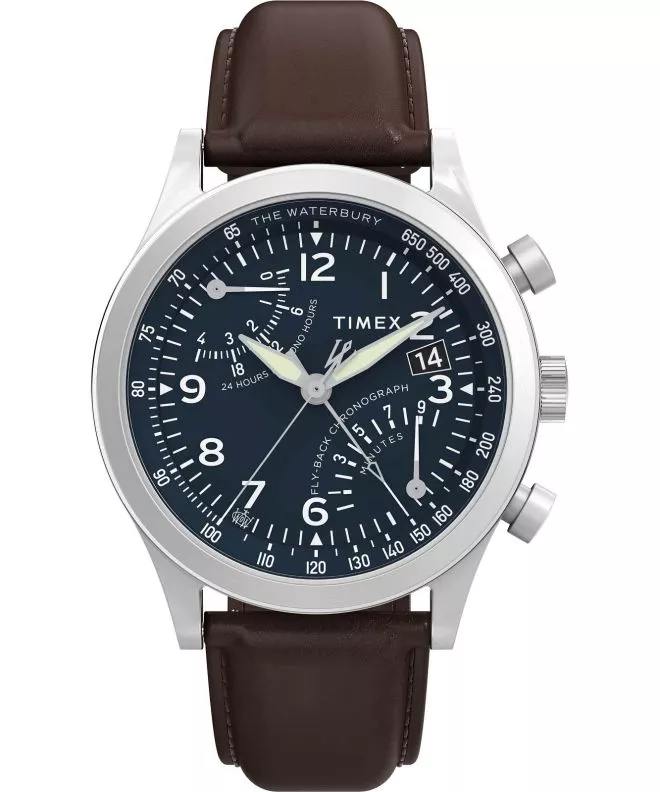 Ceas barbatesc Timex Waterbury Traditional Fly Back Chronograph TW2W47900