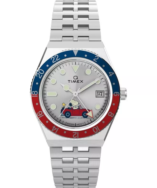 Ceas barbatesc Timex X Peanuts® Q Timex® GMT TW2W83300