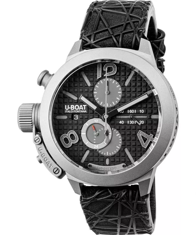Ceas barbatesc U-Boat Classico 45 Titanium Tungsten Black Chronograph Automatic Limited Edition 3004