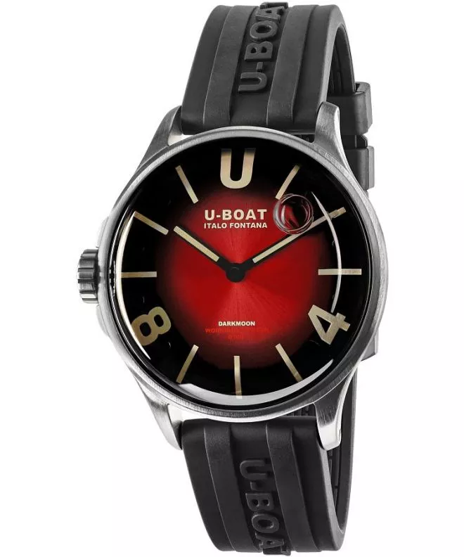 Ceas barbatesc U-Boat Darkmoon 40mm Red SS Soleil 9500