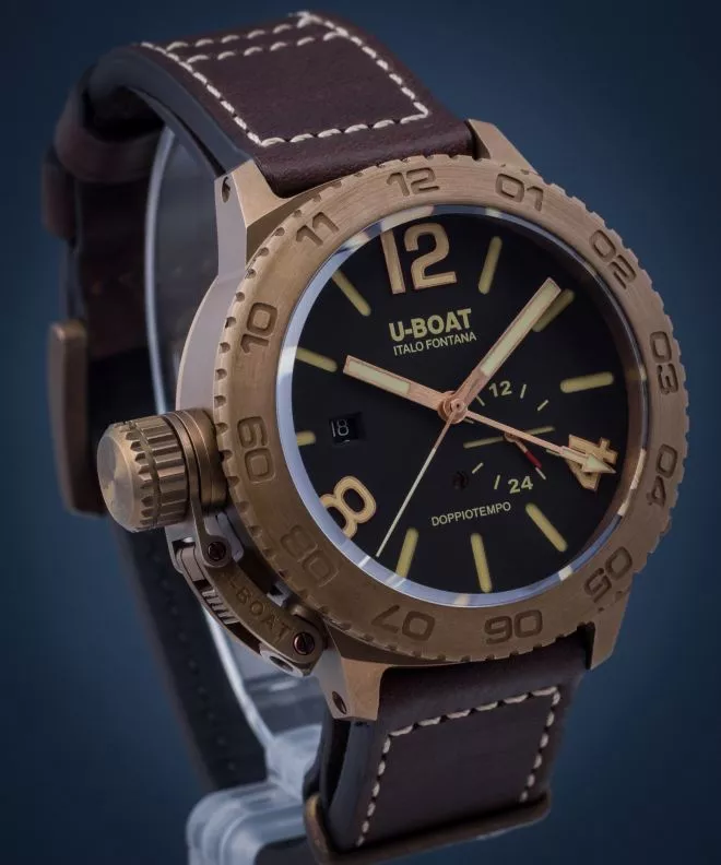 Ceas Barbatesc U-Boat Doppiotempo Bronze 9008