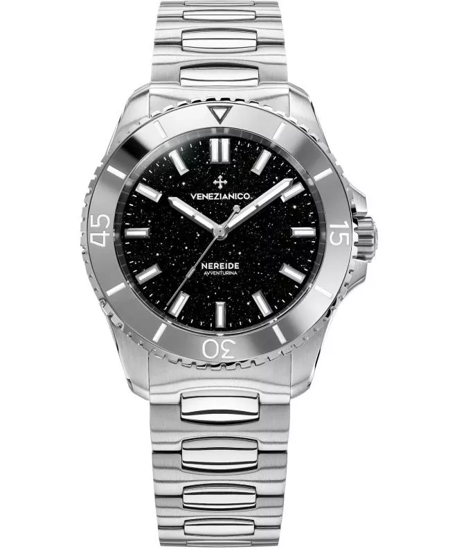 Ceas barbatesc Venezianico Nereide 39 Avventurina Nera Automatic 3121550C