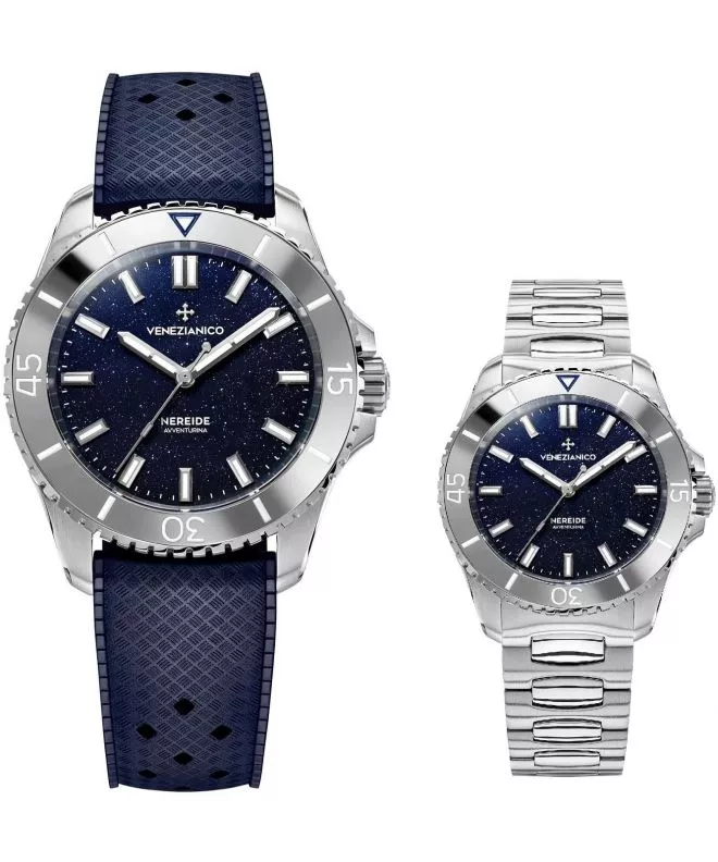 Ceas barbatesc Venezianico Nereide Avventurina SET 3121551-SET