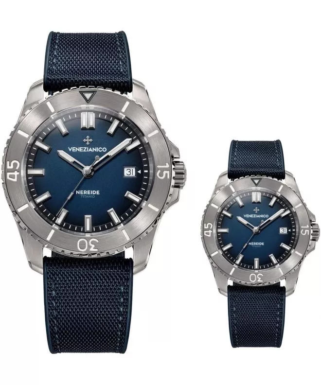 Ceas barbatesc Venezianico Nereide Titanio SET 4521558-SET