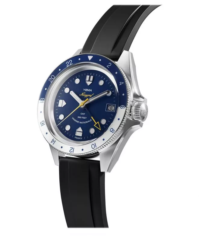 Ceas barbatesc Yema Navygraf Marine Nationale Automatic GMT YNAV23MN-GRBS (YNAV23MN-ARBS)