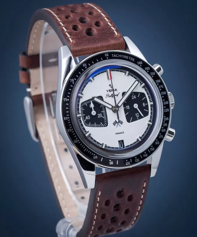 Ceas Barbatesc Yema Rallygraf Panda Leather YMHF1572-BU