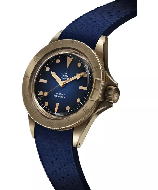 Ceas barbatesc Yema Superman Bronze CMM.10 Blue Limited Edition 11.13.35.ZN.U5