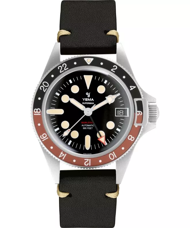 Ceas Barbatesc Yema Superman Worldtime YGMT21B41-CAS