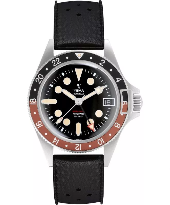 Ceas Barbatesc Yema Superman Worldtime YGMT21B41-CTPS