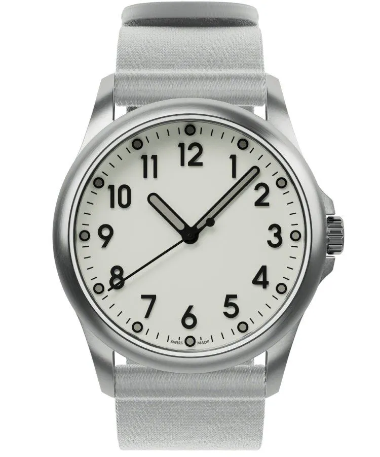 Ceas unisex Mudita Radiant Pebble Gray Automatic 5905913561448