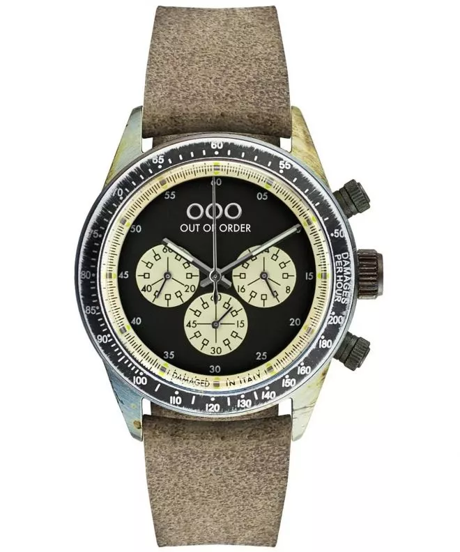 Ceas Unisex Out of Order Cronografo Palude Black OOO.001-4.PA.NE