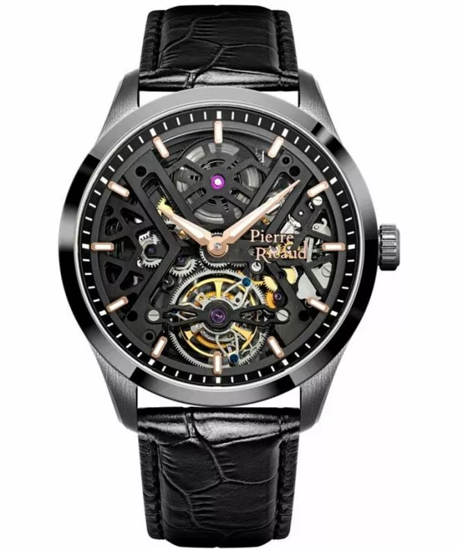 Ceas barbatesc Pierre Ricaud Tourbillon Automatic Skeleton P2004.S2R6A