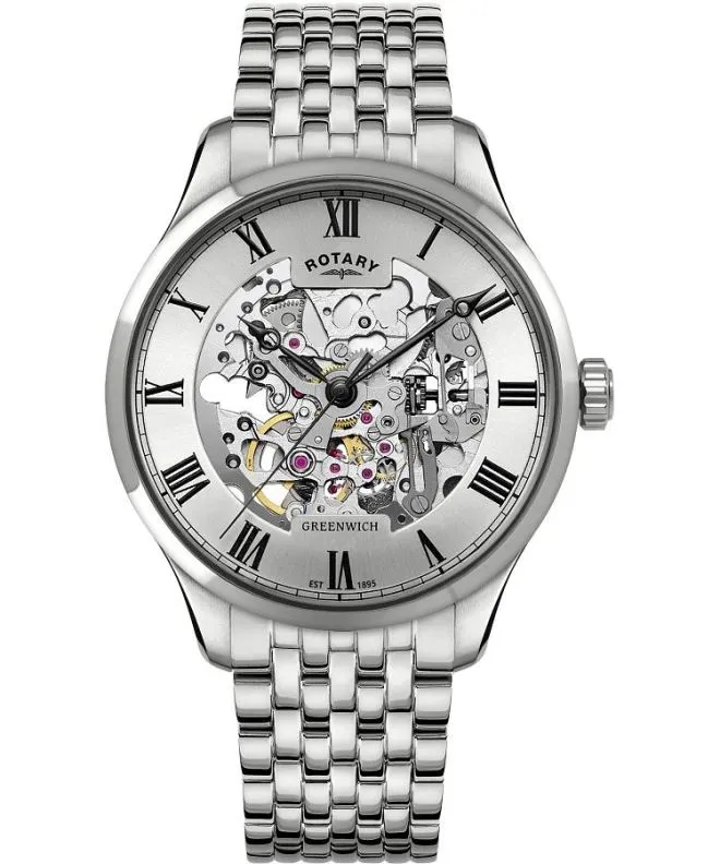 Ceas barbatesc Rotary Greenwich Automatic Skeleton GB02940/06