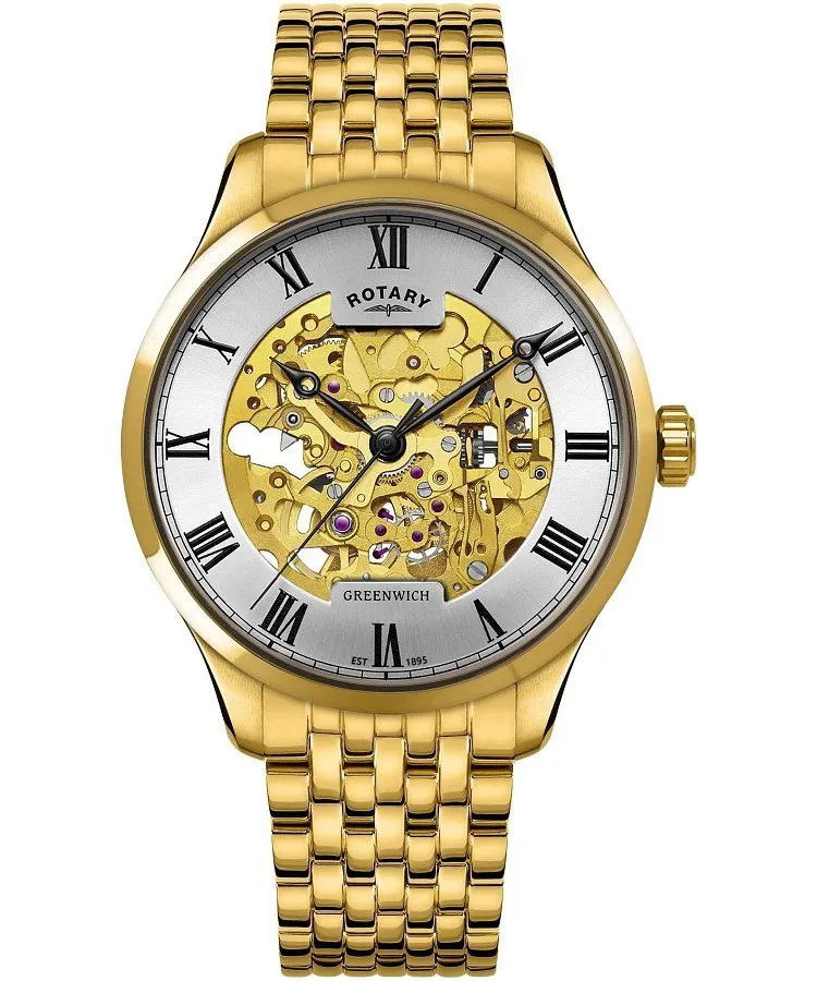 Ceas barbatesc Rotary Greenwich Automatic Skeleton GB02941/03
