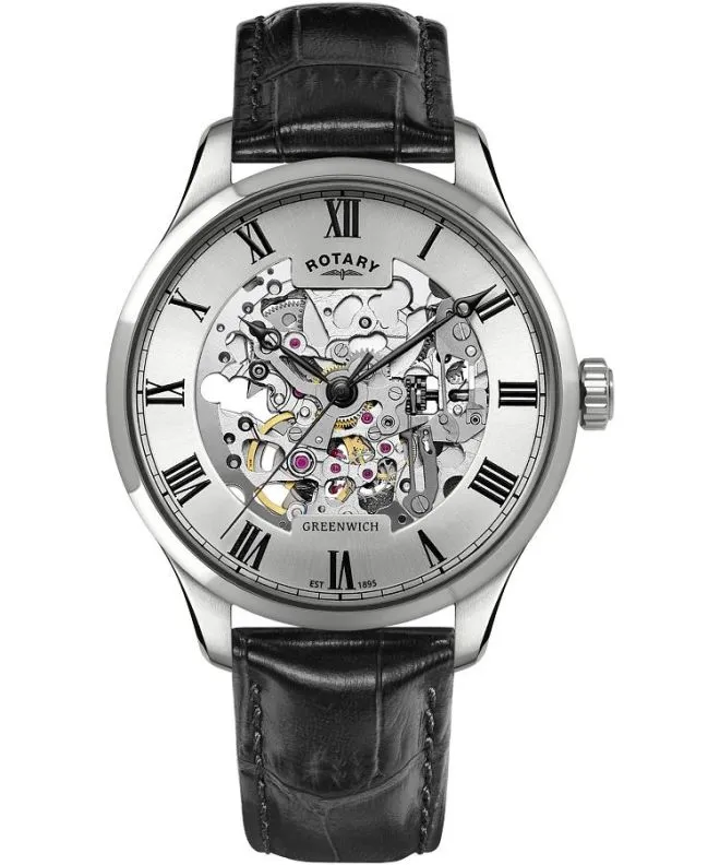 Ceas barbatesc Rotary Greenwich Automatic Skeleton GS02940/06