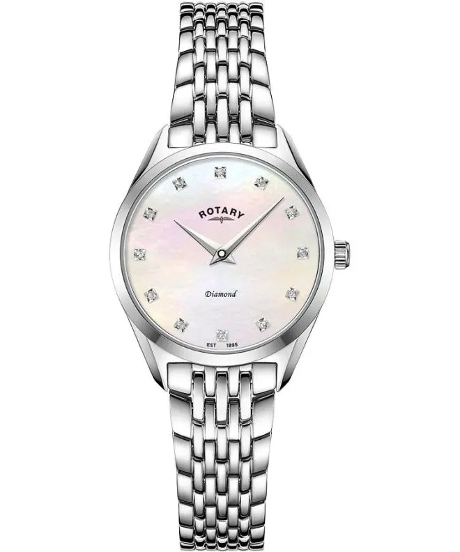 Ceas dama Rotary Ultra Slim Diamond LB08010/07/D