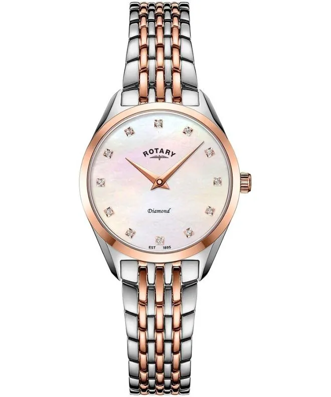 Ceas dama Rotary Ultra Slim Diamond LB08012/41/D