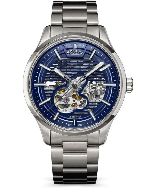 Ceas barbatesc Rotary Greenwich Automatic Skeleton RGB10073/05