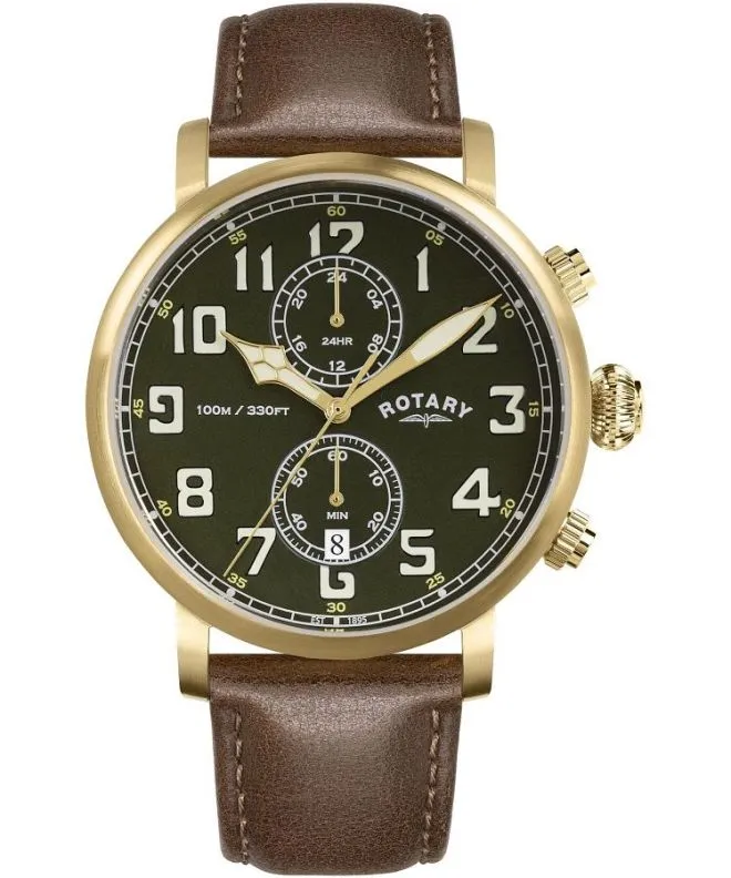 Ceas barbatesc Rotary Heritage Pilot Chronograph RGS10002/24