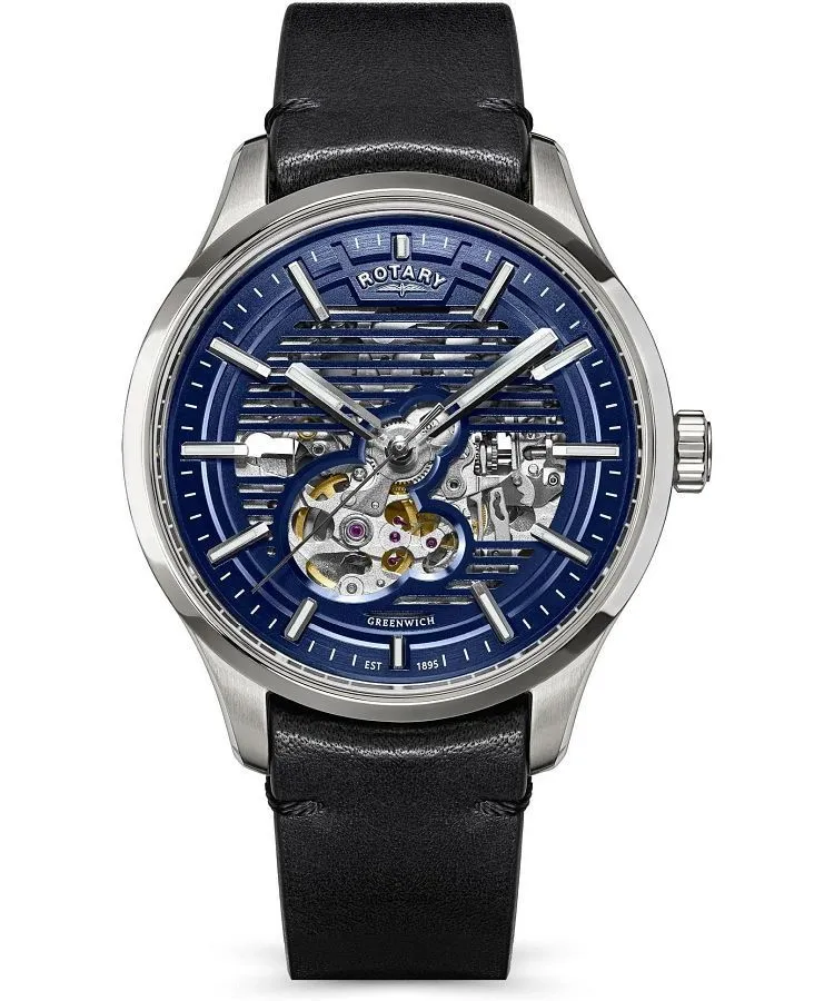 Ceas barbatesc Rotary Greenwich Automatic Skeleton RGS10077/05