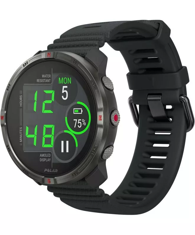 Ceas Sport unisex Polar Grit X2 Night Black 725882069197
