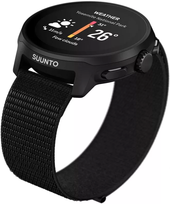 Ceas Sport Suunto Run All Black Textile Strap SS051109000