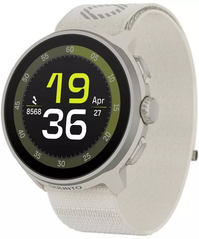 Ceas Sport Suunto Run Frost Gray Textile Strap SS051110000