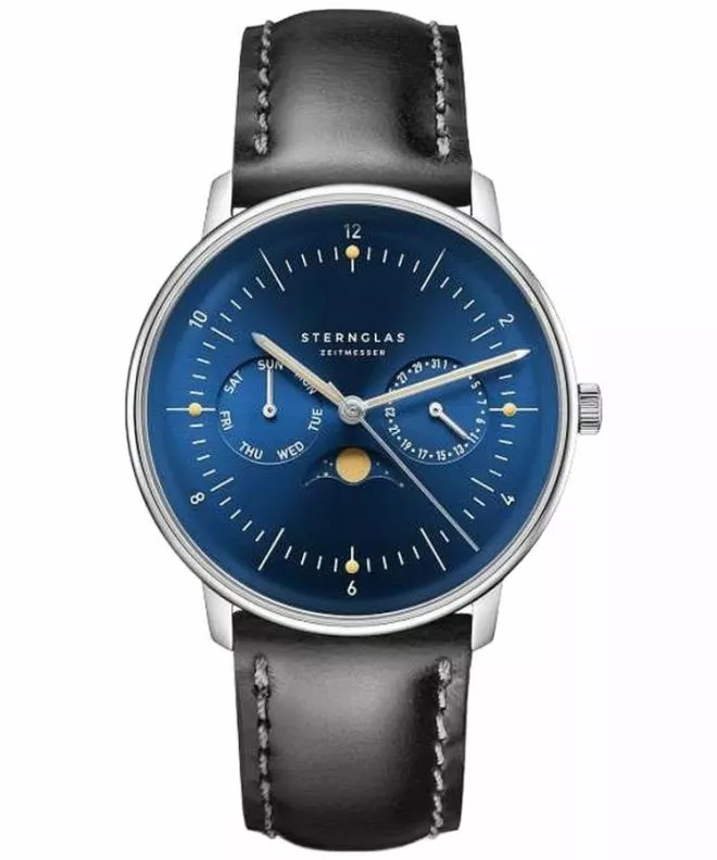 Ceas barbatesc Sternglas Naos Moonphase S01-NM06-BR02