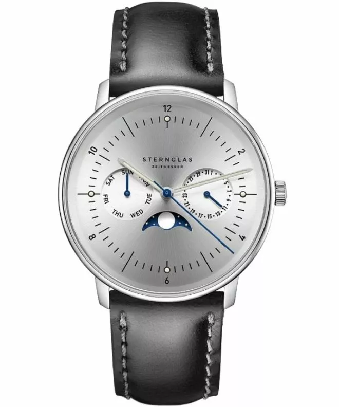 Ceas barbatesc Sternglas Naos Moonphase S01-NM52-BR02