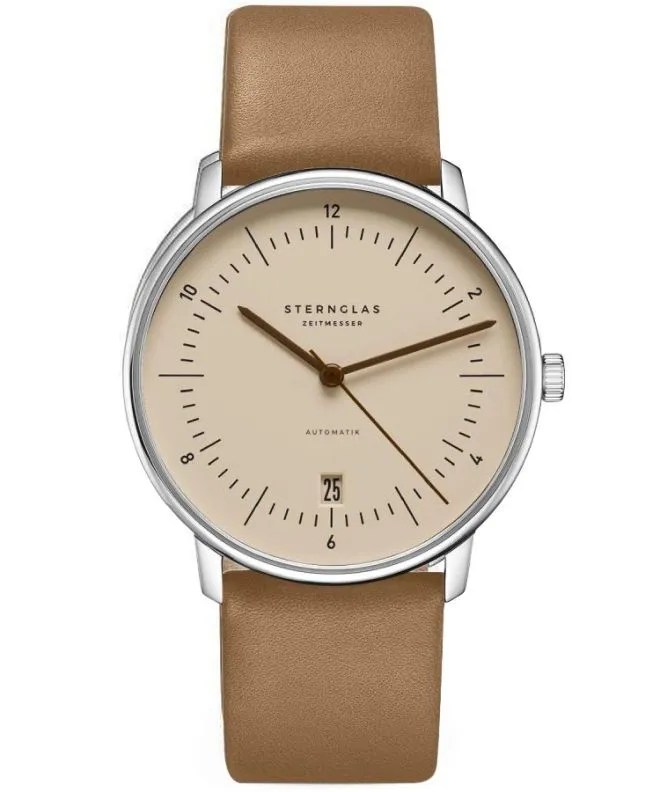 Ceas barbatesc Sternglas Naos Sand Brown Automatic S02-NA54-PR01