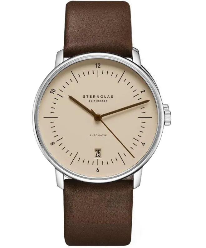 Ceas barbatesc Sternglas Naos Sand Brown Automatic S02-NA54-PR04