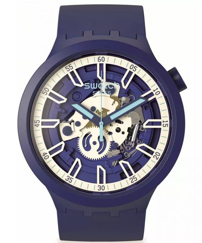 Ceas Unisex Swatch Big Bold Blue SB01N102