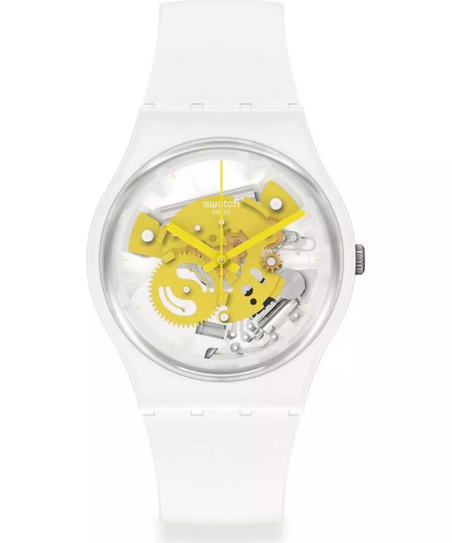 Ceas Unisex Swatch Bioceramic Time to Yellow Small SO31W105